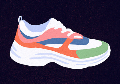 A Shoe animation animator colourful digital editorial gif illustrated illustration illustrator lifestyle motion graphics procreate sport illustration sports