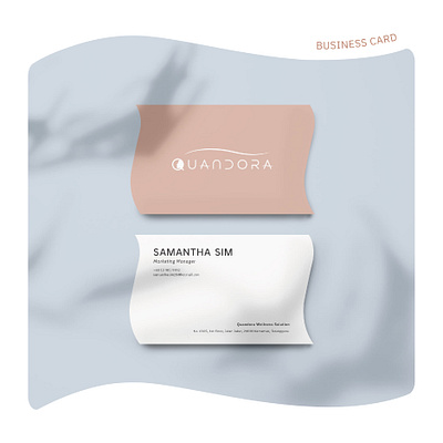 Quandora Wellness Solutions aesthethic art direction beauty brand brand design brand identity branding design graphic design identity design logo logodesign visual identity wellness