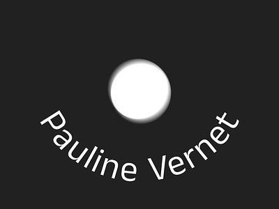 Pauline Vernet: Brand identity branding logo