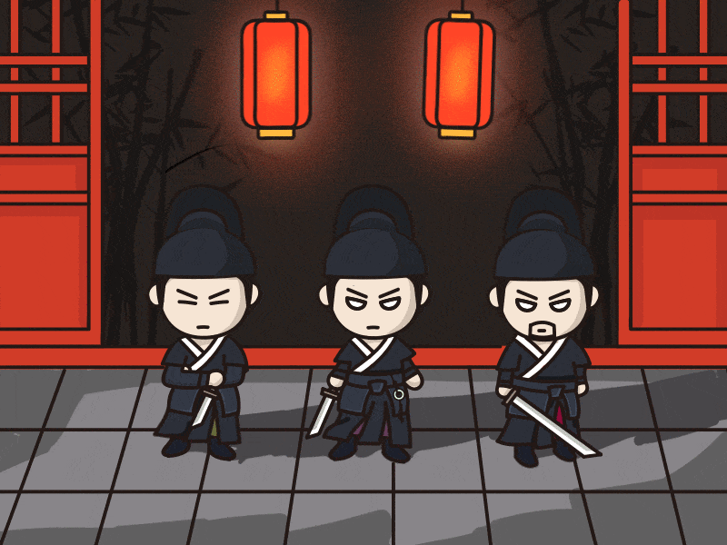 Illustration of Brotherhood of Blades ancient animation china illustration mg mgcollective movie red