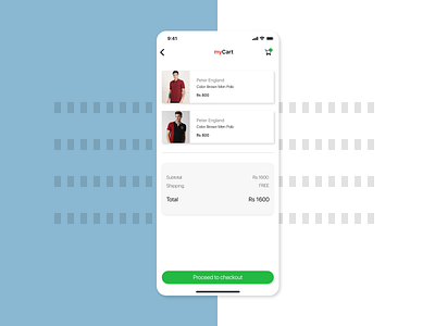 DailyUI058 - Shopping cart dailyui dailyui058 dailyuichallenge design designer shopping shopping app shopping cart uidesign uiuxdesign uiuxdesigner uxdesigner