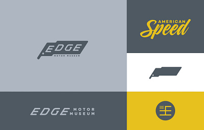 Edge Motor Museum branding cars design edge logo memphis museum