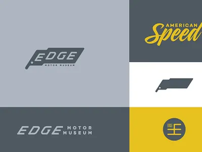 Edge Motor Museum branding cars design edge logo memphis museum
