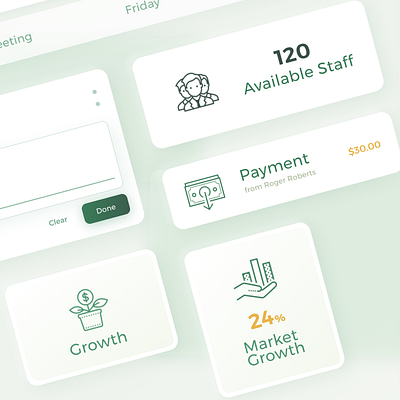 More UI exploration - Market 3 brand branding design icon landing patterns typography ui ux web