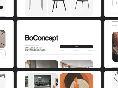 Redesign of the BoConcept Website boconcept bright colors design furniture store made of danish pastel tones redesign redesign of the website ui uidesign website design websitedevelopment