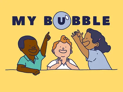 My bubble children childrens illustration illustration kids linework photoshop playtime