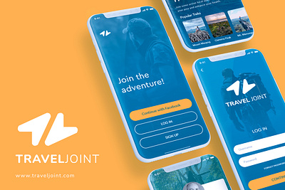 TravelJoint Application Project branding design mobile app design ui web