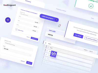 Fundingport- banking app application product design product design software ui uidesign ux ux design webapp webapplication webdesign