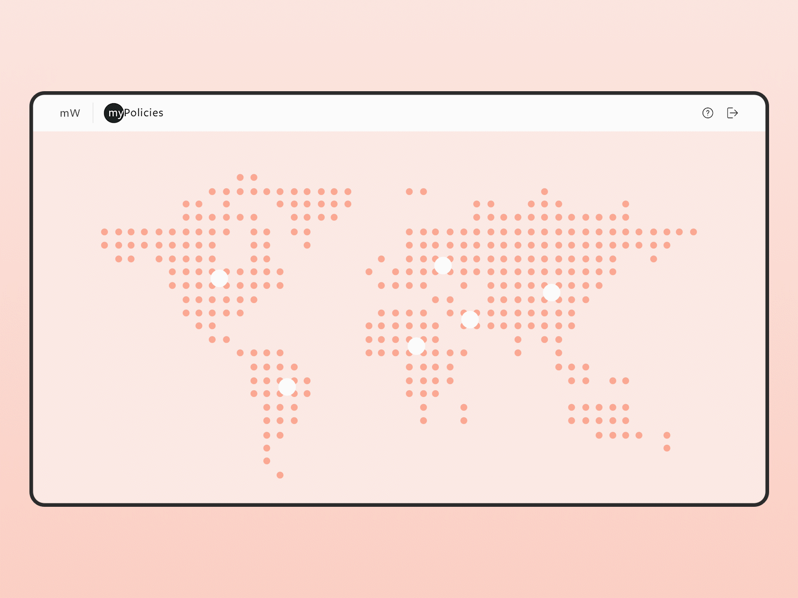 myWipro Web App | UI Interaction app minimal ui ux web
