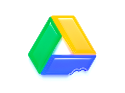 Google Drive logo (gummy style) branding c4d c4dart cinema 4d clean color concept conceptual design creative design google google drive google drive logo graphic design graphic designer gummy icon logo mark realistic