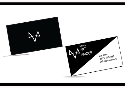 Art Amour Card branding businesscard card design design graphicdesign illustrator logo