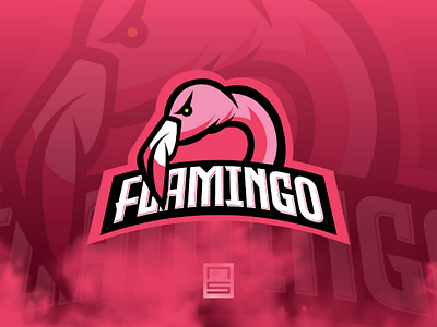 Flamingo E-Sport Logo animal design elephant elephantsport logodesign logoidea logoinspiration logoinspire logoplace sportlogo sportsbranding vector