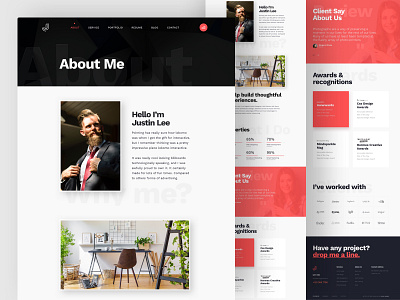 About Me about about me about us agency agency website bold bold typography color dark design fusionlab layouts minimal portfolio personal branding personal portfolio personal portfolio inspiration personal portfolio template personal website portfolio trendy design visual design