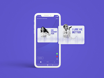 Music Category Cards designed for Glance! adobexd android app app branding flat lockscreen minimal music ui ux