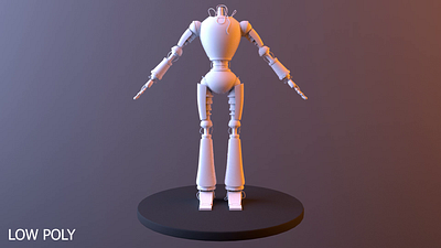3D Robot 3d character design robot