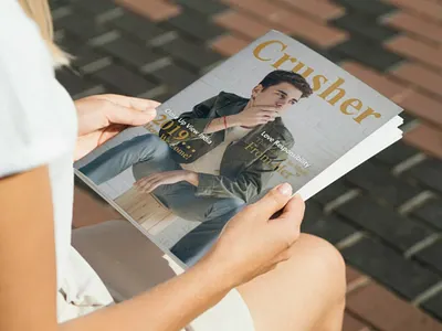 Magazine Cover Design books cover magazine model time pass