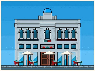Pixel Building art buildings pixel pixel art