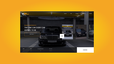 W124 design mercedes benz minimal ui ux w124 web web design xd