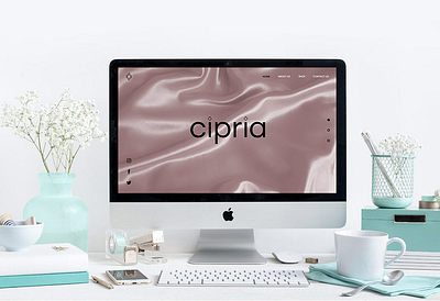 CIPRIA / Website Homepage brand identity branding branding design design logo typography ui ux web website