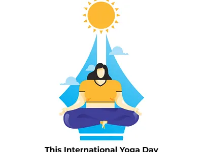 Yoga Day female female yoga girl illustration illustrationart illustrator meditation mental health women health women meditation yoga yoga day