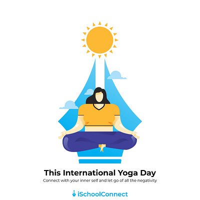 Yoga Day female female yoga girl illustration illustrationart illustrator meditation mental health women health women meditation yoga yoga day