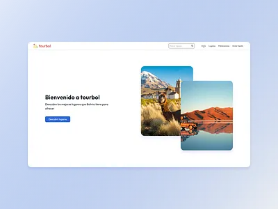 Landing Page app cards design features landing ui web