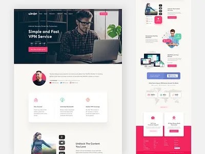 WeVPN Home Page discord dribbble best shot graphic design home page home page illustration home pagedesign landing page landing page design product design secure services trendy ui ux design user experience design user interaction user interface design vpn vpn app vpn service vpn website