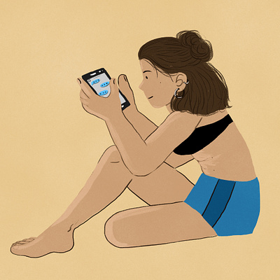 Woman sunbathing artist character character design concept design digital illustration dribbble editorial illustration fashion flat design graphic design illustration london summer sunbathing