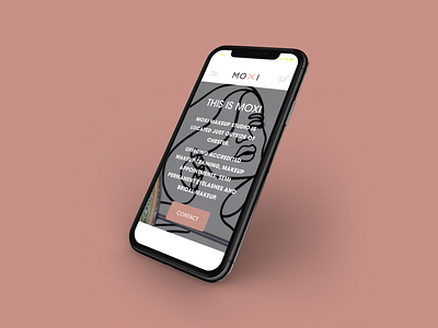 Moxi build design make up squarespace ui ux web