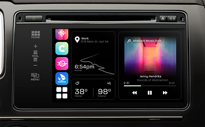 #Daily UI 009 adobe xd app icon carplay ui ux