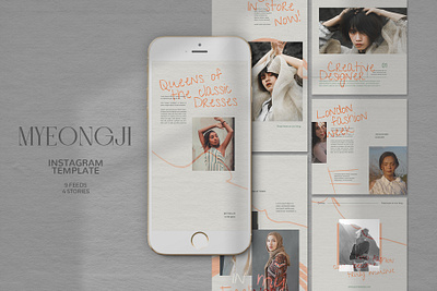 Myeongji Instagram Templates fashion banner fashion flyer fashion post fashion sale flyer greeting insta insta design insta post instagram instagram design instagram page instagram post instagram sale instagram store instagram template page storie photography post sale discount