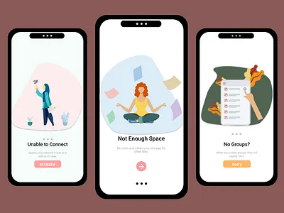 Onboarding UI app branding character figmadesign girl character icon vector illustration mobile onboarding onboarding illustration onboarding screens onboarding ui ui uiux ux vector illustration