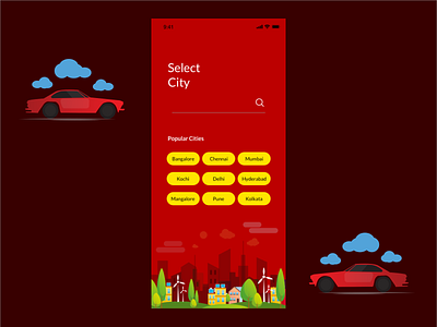 citycar android creative design illustrator ios logo typography ui uiux ux website