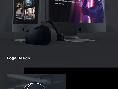 VR Website Design black branding design ui ux vr vr website web website design