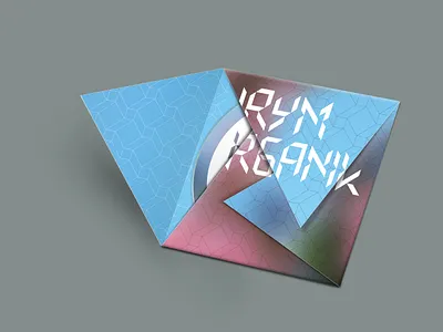 HRYM – Organik – CD album cd artwork cd cover cd design cd packaging compact disc design graphic design music package design vector