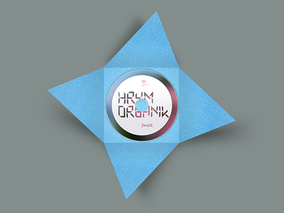 HRYM – Organik – CD album cd design compact disc design graphic design music package design vector