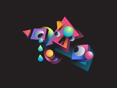 When Doves Cry abstract bird dove illustration illustrator isometric isometric illustration shape