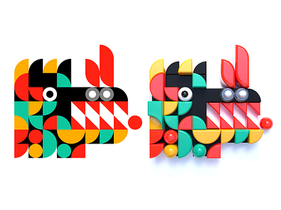 Dragon (flat + 3D) 2d 3d c4d character cinema 4d design dragon flat flat design graphic design icon icon design illustration illustrator realistic render shape vector vector design vector illustration