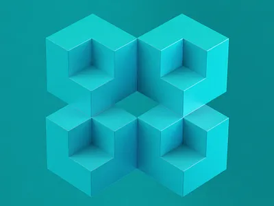 GeometricStudy No 05 3d cinema 4d design illustration