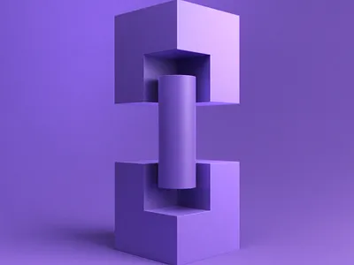 GeometricStudy No 06 3d cinema 4d design illustration