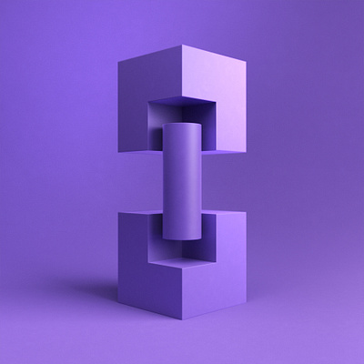 GeometricStudy No 06 3d cinema 4d design illustration