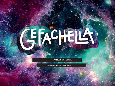 gefachella branding lettering logo