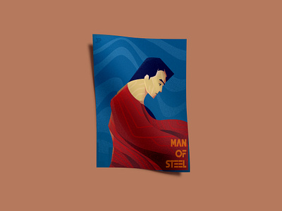 Superman Illustration character digital art digital illustration illustration illustrator minimal photoshop poster vector
