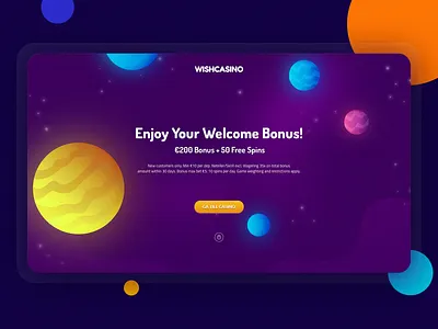 freeSpins bonus casino casino games game game design illustration marakas planet space ui web website