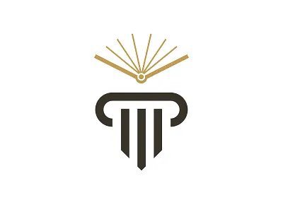 Legal Education branding design education flat geometric graphic law logo minimal simple