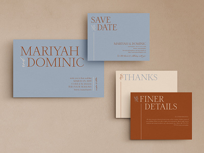 Wedding Invitation / Large Name Focus graphic design print design wedding invitation