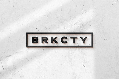 BRKCTY Logo branding design graphic design logo typography vector