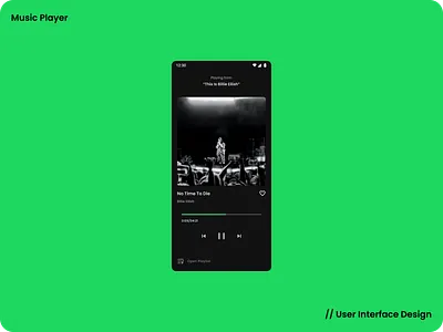 Music Player bold cards cred cuberto dark ui darklayout design materialdesign spotify ui
