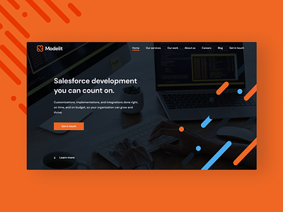 Modelit: Salesforce Development Agency Website Design