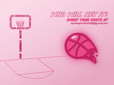 Dribbble Invitation 001 app design dribbble dribbble invite illustration invitation invite minimal typography